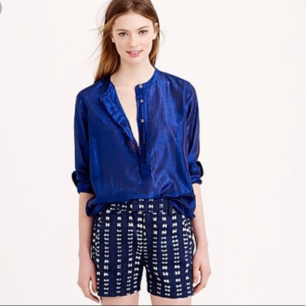 J.Crew Faded Adire Shorts in 4 NWT